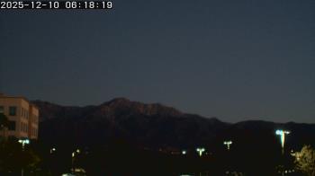 Weather camera view of San Bernardino CA.
