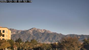 Weather camera view of San Bernardino CA.