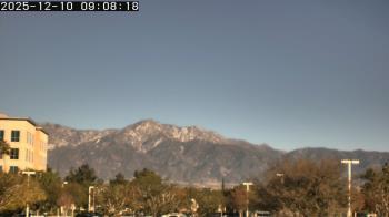 Weather camera view of San Bernardino CA.