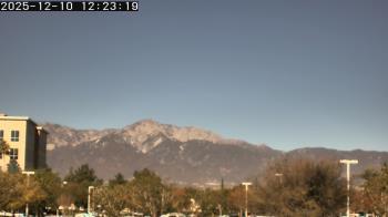 Weather camera view of San Bernardino CA.