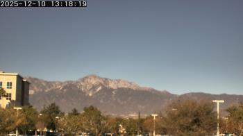 Weather camera view of San Bernardino CA.