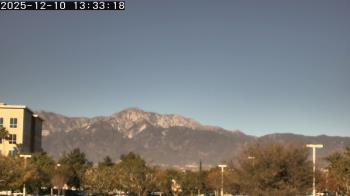 Weather camera view of San Bernardino CA.