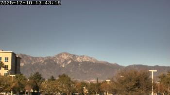 Weather camera view of San Bernardino CA.