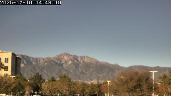Weather camera view of San Bernardino CA.