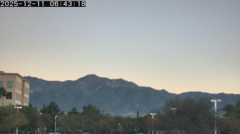 Weather camera view of San Bernardino CA.