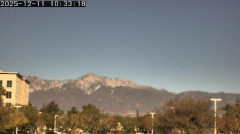 Weather camera view of San Bernardino CA.