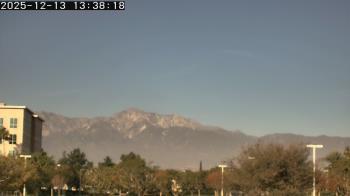 Weather camera view of San Bernardino CA.