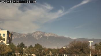 Weather camera view of San Bernardino CA.