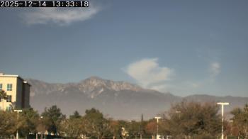 Weather camera view of San Bernardino CA.
