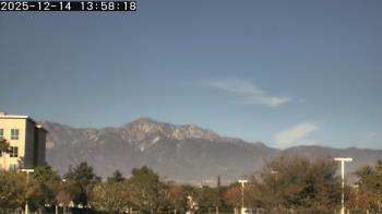 Weather camera view of San Bernardino CA.