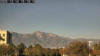 Weather camera view of San Bernardino CA.