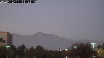 Weather camera view of San Bernardino CA.