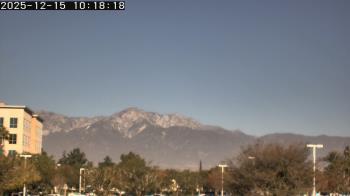 Weather camera view of San Bernardino CA.