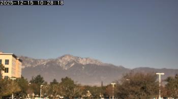 Weather camera view of San Bernardino CA.