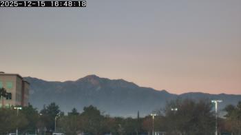 Weather camera view of San Bernardino CA.