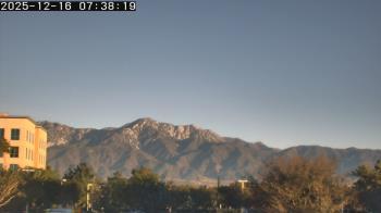 Weather camera view of San Bernardino CA.