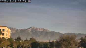 Weather camera view of San Bernardino CA.
