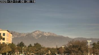 Weather camera view of San Bernardino CA.