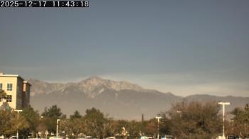 Weather camera view of San Bernardino CA.