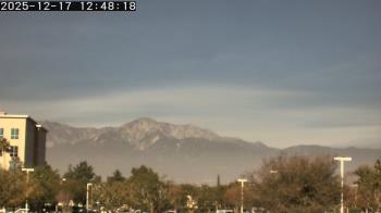 Weather camera view of San Bernardino CA.