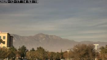 Weather camera view of San Bernardino CA.