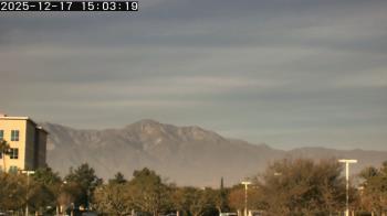 Weather camera view of San Bernardino CA.