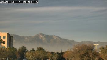 Weather camera view of San Bernardino CA.