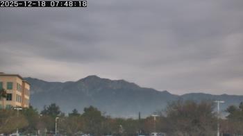 Weather camera view of San Bernardino CA.
