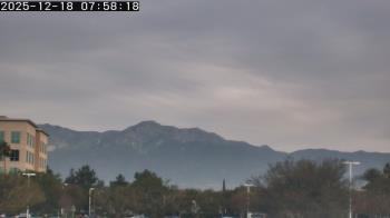 Weather camera view of San Bernardino CA.