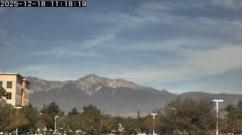 Weather camera view of San Bernardino CA.