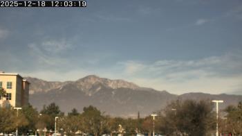 Weather camera view of San Bernardino CA.