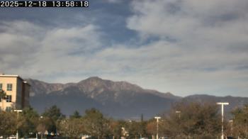 Weather camera view of San Bernardino CA.