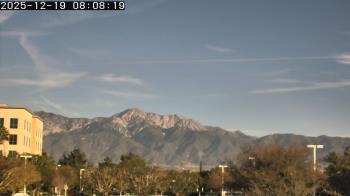 Weather camera view of San Bernardino CA.