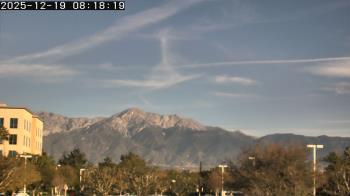 Weather camera view of San Bernardino CA.