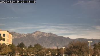 Weather camera view of San Bernardino CA.