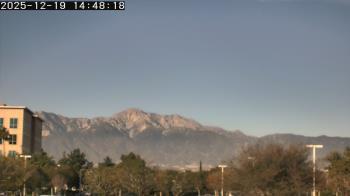 Weather camera view of San Bernardino CA.