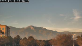 Weather camera view of San Bernardino CA.