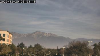 Weather camera view of San Bernardino CA.