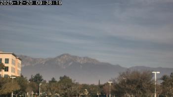 Weather camera view of San Bernardino CA.
