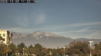Weather camera view of San Bernardino CA.