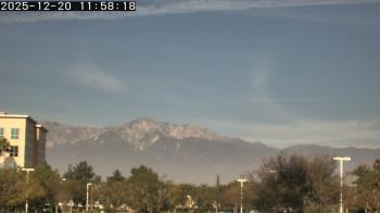 Weather camera view of San Bernardino CA.