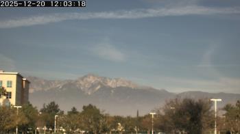 Weather camera view of San Bernardino CA.