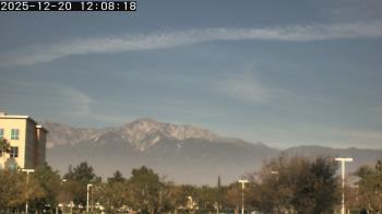 Weather camera view of San Bernardino CA.
