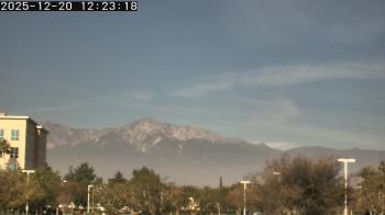 Weather camera view of San Bernardino CA.