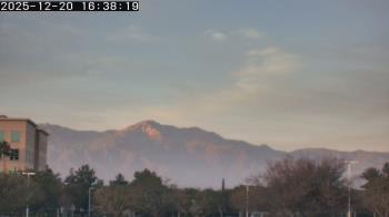 Weather camera view of San Bernardino CA.