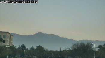 Weather camera view of San Bernardino CA.