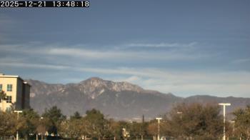Weather camera view of San Bernardino CA.