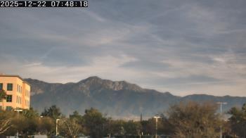 Weather camera view of San Bernardino CA.
