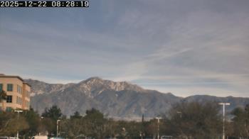 Weather camera view of San Bernardino CA.