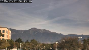 Weather camera view of San Bernardino CA.